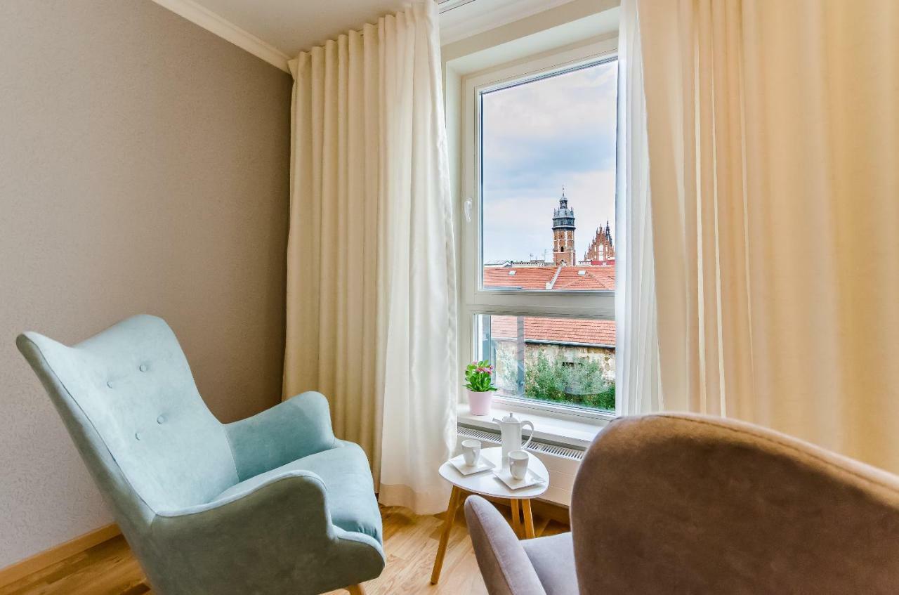 Central Penthouse With Terrace Krasków Exterior foto