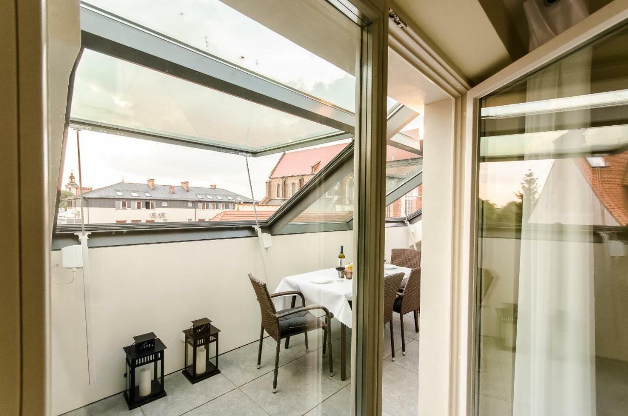 Central Penthouse With Terrace Krasków Exterior foto