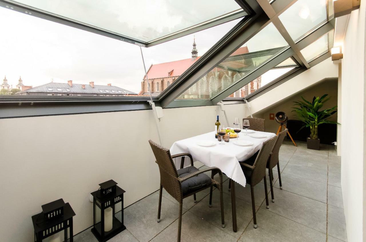 Central Penthouse With Terrace Krasków Exterior foto