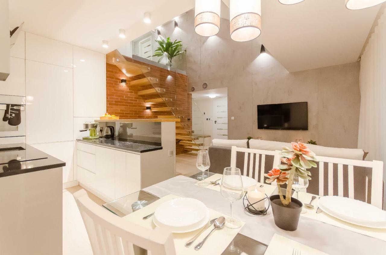 Central Penthouse With Terrace Krasków Exterior foto