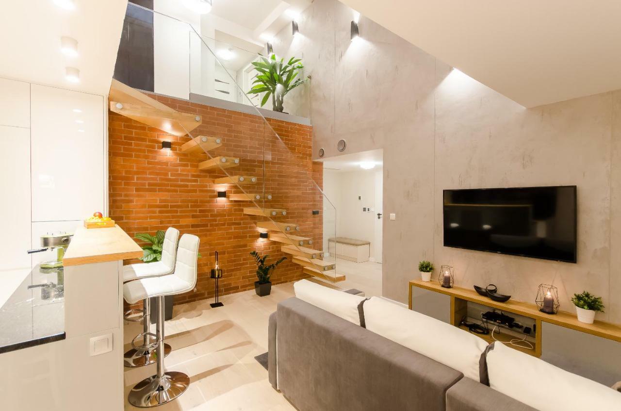 Central Penthouse With Terrace Krasków Exterior foto